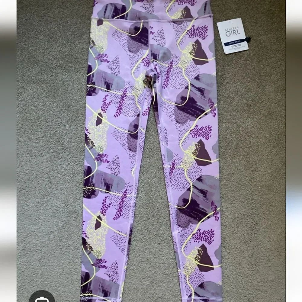 Athleta High Rise Chit Chat Printed Leggings